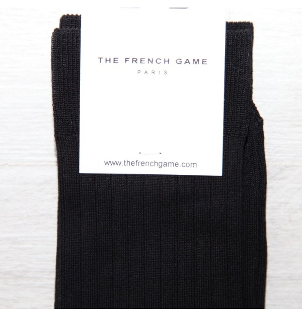 Chaussettes en fil d'écosse noires