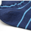 Combed cotton bobby socks with dots with plane stitches, made by our knitting expert