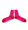 Chaussettes fantaisie Lully agathe rose