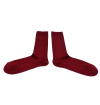 Made in France mercerized cotton socks burgundy