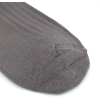 Grey stone made in France mercerized cotton knee-high socks