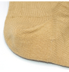 Beige mercerized cotton made in France knee-high socks