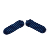 Combed cotton bobby socks with dots with plane stitches, made by our knitting expert