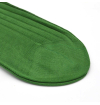 Grass green pure mercerized cotton knee-high socks
