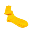 chaussettes-montantes-mi-bas-unies-jaune-colza-en-pur-fil-d'écosse-remaillées-à-la-main-pour-hommes