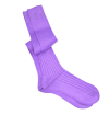 Amethyst mauve pure mercerized cotton knee-high socks