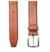 Camel full grain leather belt