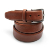 Ceinture-camel-casual-chic-pour-hommes-en-cuir-pleine-fleur-grainé-surpiquée