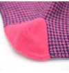 Striped handly remeshed combed cotton socks