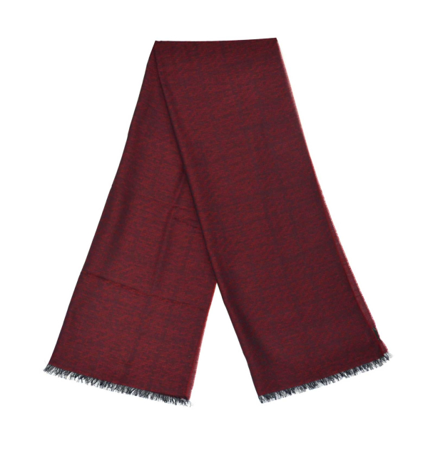 Burgundy whool scarf