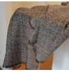 Labyrinth mauve whool scarf