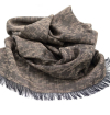 Labyrinth mauve whool scarf
