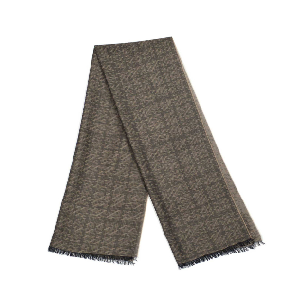 Labyrinth mauve whool scarf