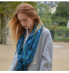 Versailles scarf blue lagoon Jardin du Roi