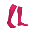 Pink raspberry pure mercerized cotton knee-high socks