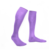 Amethyst mauve pure mercerized cotton knee-high socks