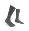Grey stone made in France mercerized cotton knee-high socks