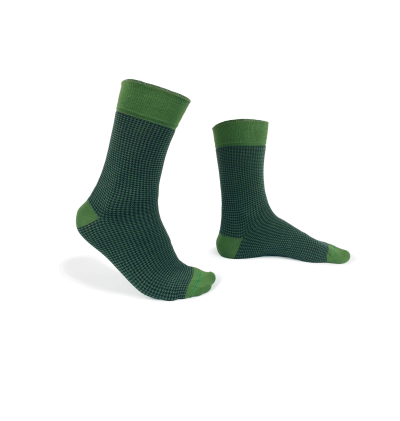 Striped handly remeshed combed cotton socks