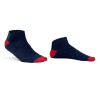 Combed cotton bobby socks with dots with plane stitches, made by our knitting expert