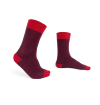 Striped handly remeshed combed cotton socks