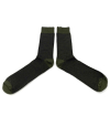 Striped handly remeshed combed cotton socks