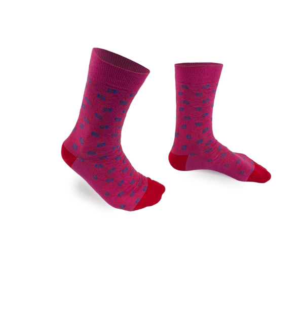 Lully pink agate socks