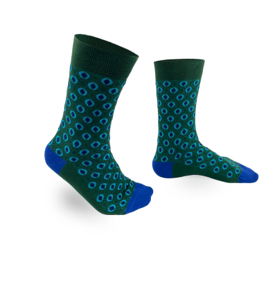 Louix XIV emerald green socks