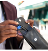 Vegan glasses case for men black