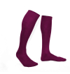 Purple plum pure mercerized cotton knee-high socks