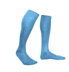 chaussettes-montantes-mi-bas-unies-bleu-ciel-en-pur-fil-d'écosse-remaillées-à-la-main-pour-hommes