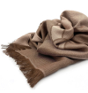 Bordeaux light whool scarf made of virgin whool and vegetal fibers