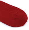 Made in France mercerized cotton socks burgundy