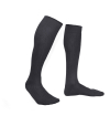 Thunderstorm grey pure mercerized cotton knee-high socks handly remeshed