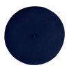 Béret pur laine bleu unisexe bleu marine made in france