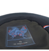 Unisex navy blue pure wool beret made in france